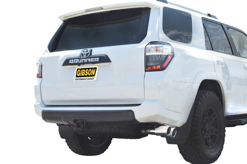 Gibson 04-22 Toyota 4Runner 4.0L 2.5in Cat-Back Dual Sport Exhaust - Stainless Gibson Catback  AXOPROS