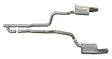 Gibson 05-10 Ford Mustang Base 4.0L 2.5in Cat-Back Dual Exhaust - Aluminized Gibson Catback  AXOPROS