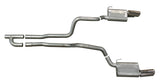 Gibson 05-10 Ford Mustang Base 4.0L 2.5in Cat-Back Dual Exhaust - Aluminized Gibson Catback  AXOPROS
