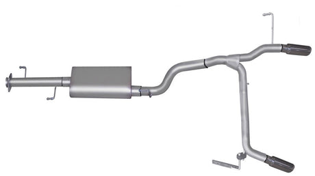Gibson 07-14 Toyota FJ Cruiser Base 4.0L 2.5in Cat-Back Dual Split Exhaust - Aluminized Gibson Catback  AXOPROS