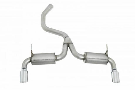 Gibson 14-20 Jeep Cherokee 3.2L 2.5in/2.25in Cat-Back Dual Split Exhaust - Stainless Gibson Catback  AXOPROS