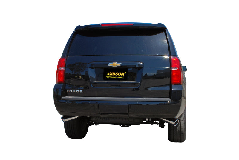 Gibson 15-19 Chevrolet Tahoe LS 5.3L 2.25in Cat-Back Dual Extreme Exhaust - Aluminized Gibson Catback  AXOPROS