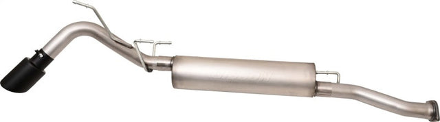 Gibson 16-22 Toyota Tacoma 3.5L 2.5in Cat-Back Single Exhaust System Stainless - Black Elite Gibson Catback  AXOPROS