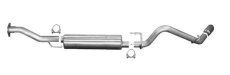Gibson 16-22 Toyota Tacoma SR5 3.5L 2.5in Cat-Back Single Exhaust - Stainless Gibson Catback  AXOPROS
