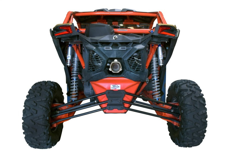 Gibson 17-20 Can-Am Maverick X3 Turbo Base 2.5in Single Exhaust - Stainless Gibson Powersports Exhausts  AXOPROS