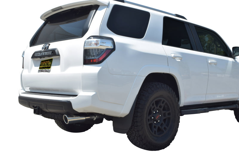 Gibson 17-22 Toyota 4Runner Base 4.0L 2.5in Cat-Back Single Exhaust - Stainless Gibson Catback  AXOPROS