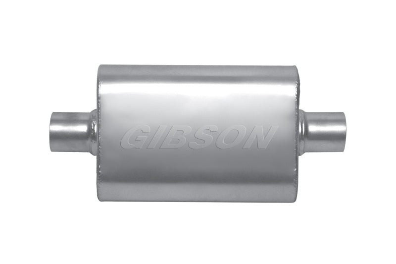 Gibson MWA 2.5in. Offset/ 2.5in. Center 14in. Oval Muffler Gibson Muffler  AXOPROS