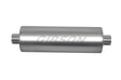Gibson MWA Superflow Center/Center Round Muffler - 5x10in/3in Inlet/3in Outlet - Stainless Gibson Muffler  AXOPROS