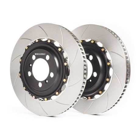 GiroDisc 2021+ BMW M2/M3/M4 G8X 370mm Slotted Rear Rotors GiroDisc Brake Rotors - Slotted  AXOPROS