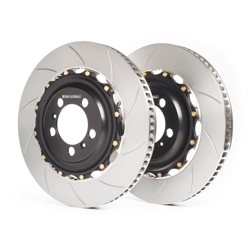 GiroDisc Porsche 911 GT3 (992) w/PCCB Slotted Front Rotors GiroDisc Brake Rotors - Slotted  AXOPROS