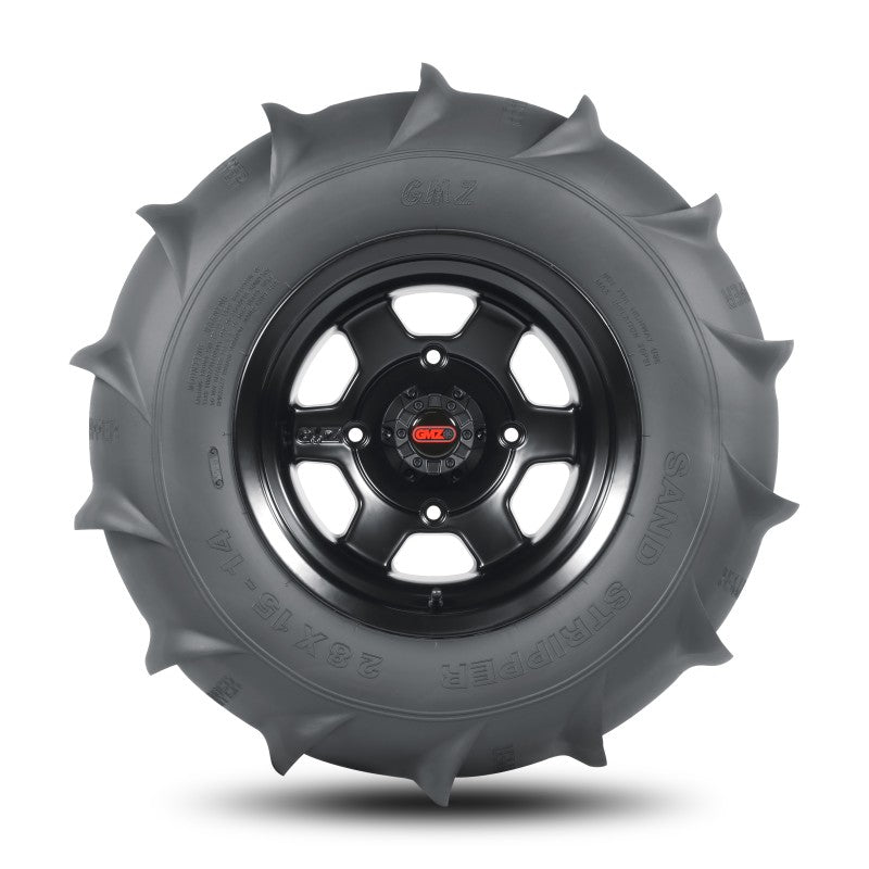 GMZ Sand Stripper Rear HP Tire - 14 Paddle 1-1/8in - 28x15-14 GMZ Race Products Automotive/UTV Tires - Off Road  AXOPROS