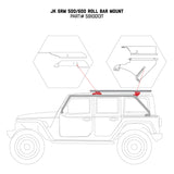 Go Rhino 07-17 Jeep Wrangler 4dr Mouinting Kit for SRM Rack Go Rhino Roof Baskets  AXOPROS