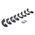 Go Rhino 07-21 Toyota Tundra DC/CC 4DR Mounting Brackets(V-Series V3/RB10 Slim/RB20 Slim) - Tex. Blk Go Rhino Brackets  AXOPROS