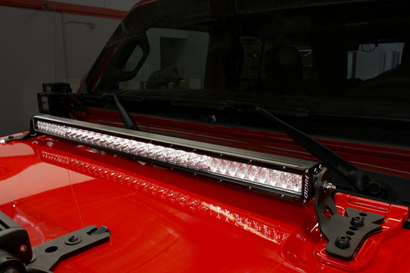 Go Rhino 18-20 Jeep Wrangler JL/JLU/Gladiator JT Light Mount - 30in Single Row Go Rhino Light Mounts  AXOPROS