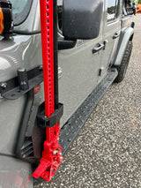 Go Rhino 18-24 Jeep Wrangler JL/JLU/JT Front Fender Jack Mount for Hi-Lift Jack - Tex. Blk Go Rhino Jacks  AXOPROS