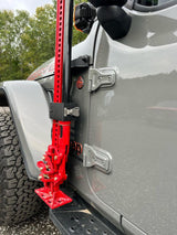 Go Rhino 18-24 Jeep Wrangler JL/JLU/JT Front Fender Jack Mount for Hi-Lift Jack - Tex. Blk Go Rhino Jacks  AXOPROS