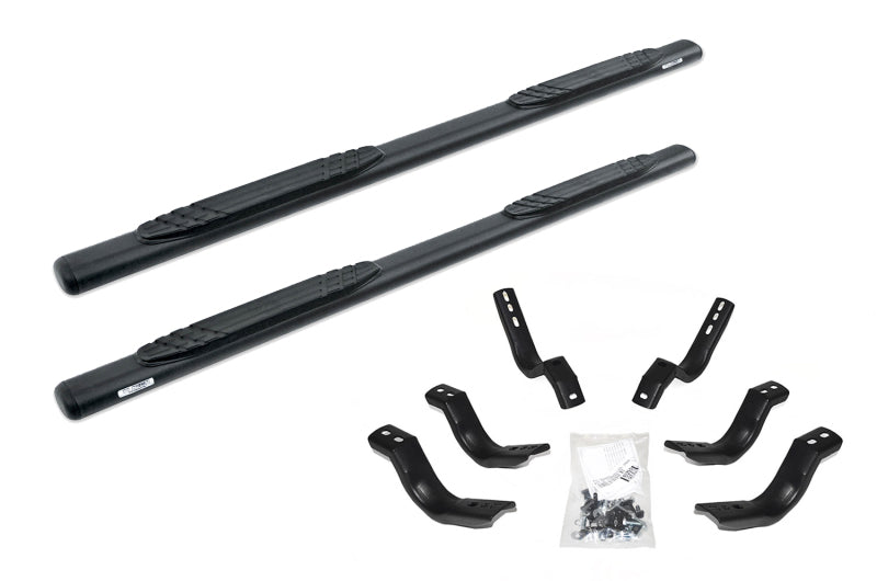 Go Rhino 19-20 Chevy 1500 4in OE Xtreme Complete Kit w/Sidesteps + Brkts Go Rhino Side Steps  AXOPROS