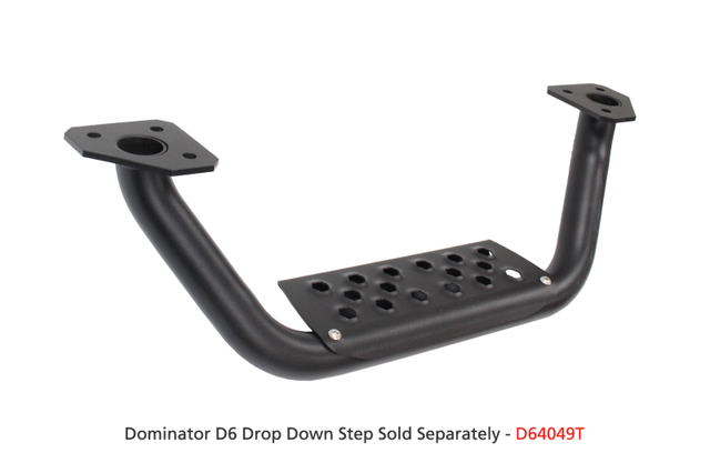 Go Rhino 19-20 Chevy 1500 Dominator Extreme D6 SideSteps Complete Kit w/SideStep + Brkts Go Rhino Side Steps  AXOPROS