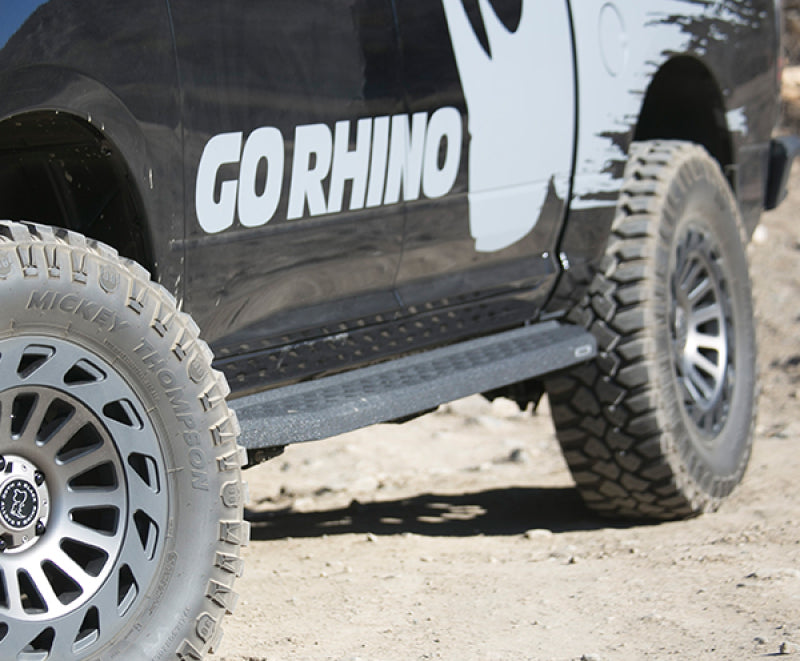 Go Rhino 19-20 Ram 1500 RB20 Complete Kit w/RB20 + Brkts + 2 RB20 Drop Steps Go Rhino Running Boards  AXOPROS