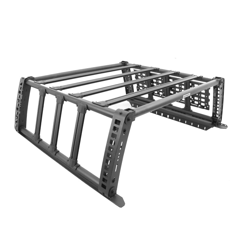 Go Rhino 19-21 Jeep Gladiator XRS Overland Xtreme Rack - Black Go Rhino Truck Bed Rack  AXOPROS