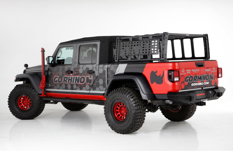 Go Rhino 19-21 Jeep Gladiator XRS Overland Xtreme Rack - Box 2 (Req. gor5950000T-01) Go Rhino Truck Bed Rack  AXOPROS