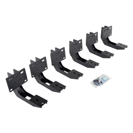 Go Rhino 19-22 Ram 1500 Crew Cab 4DR Mounting Brackets (V-Series V3/RB10 Slim/RB20 Slim) - Tex. Blk Go Rhino Brackets  AXOPROS