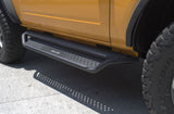 Go Rhino 2021+ Ford Bronco Dominator Extreme D1 Side Steps w/Brackets - Textured Black Go Rhino Side Steps  AXOPROS