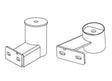 Go Rhino 2022 Ford Maverick - Brackets for Dominator Extreme SideSteps Go Rhino Brackets  AXOPROS