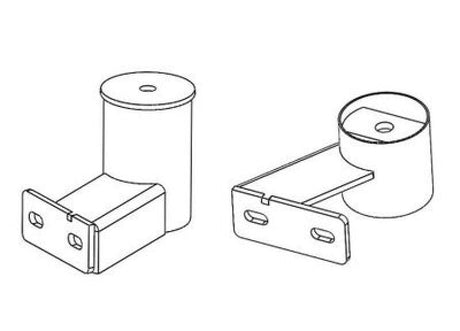 Go Rhino 2022 Ford Maverick - Brackets for Dominator Extreme SideSteps Go Rhino Brackets  AXOPROS