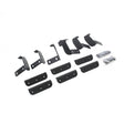 Go Rhino 2022 Toyota Tundra Crew Max Brackets for Dominator Extreme SideSteps - Tex. Black Go Rhino Brackets  AXOPROS