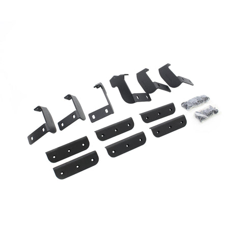 Go Rhino 2022 Toyota Tundra Crew Max Brackets for Dominator Extreme SideSteps - Tex. Black Go Rhino Brackets  AXOPROS