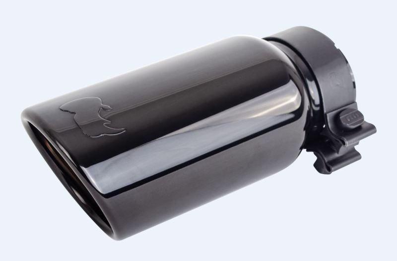 Go Rhino Exhaust Tip - Black Chrome - ID 3in x L 10in x OD 4in Go Rhino Tips  AXOPROS