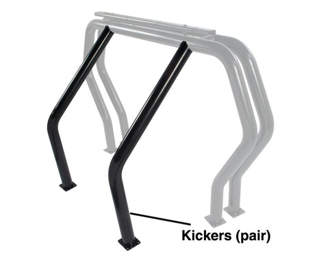 Go Rhino RHINO Bed Bar - Kickers - Black Go Rhino Bed Bars  AXOPROS