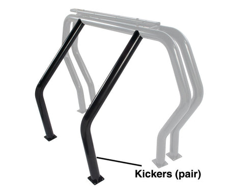 Go Rhino RHINO Bed Bar - Kickers - Black Go Rhino Bed Bars  AXOPROS