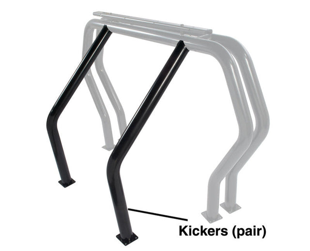 Go Rhino RHINO Bed Bar - Kickers - Black Go Rhino Bed Bars  AXOPROS