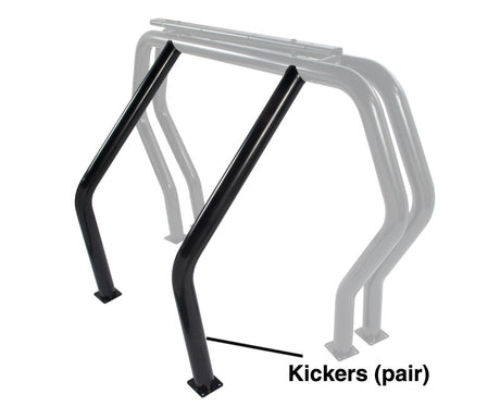 Go Rhino RHINO Bed Bar - Kickers - Black Go Rhino Bed Bars  AXOPROS
