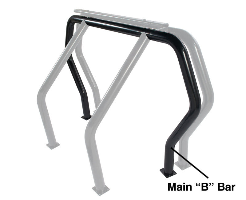 Go Rhino RHINO Bed Bar - Rear Main B bar - Black Go Rhino Bed Bars  AXOPROS