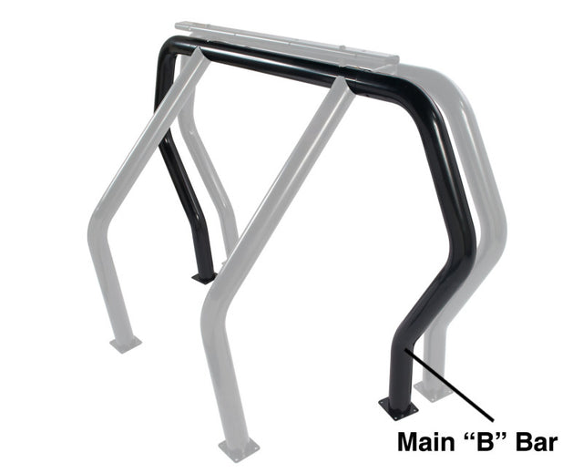 Go Rhino RHINO Bed Bar - Rear Main B bar - Black Go Rhino Bed Bars  AXOPROS