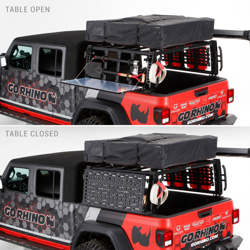Go Rhino XRS Accessory Gear Table Go Rhino Truck Bed Rack  AXOPROS