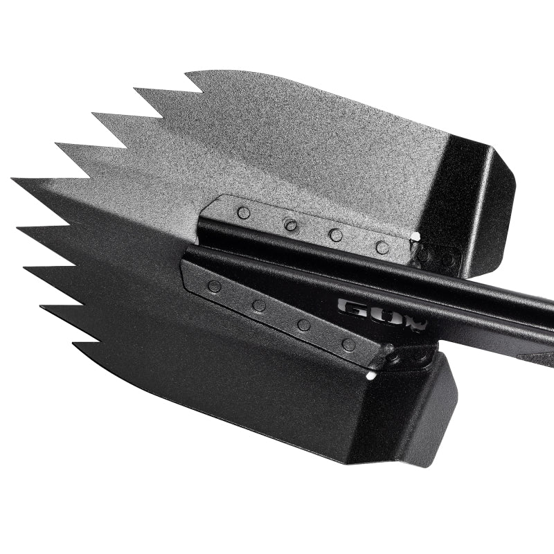 Go Rhino Xventure Gear Sharktooth Stackable Shovel - Textured Black