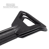 Go Rhino Xventure Gear Sharktooth Stackable Shovel - Textured Black