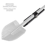 Go Rhino Xventure Gear Sharktooth Stackable Shovel - Textured Black