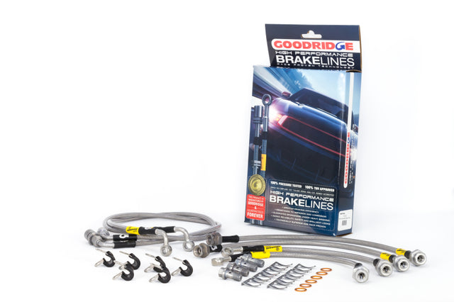 Goodridge 00-06 Chevrolet Tahoe (Rear Disc w/ Stabila Trak) Stainless Steel Brake Line Kit Goodridge Brake Line Kits  AXOPROS