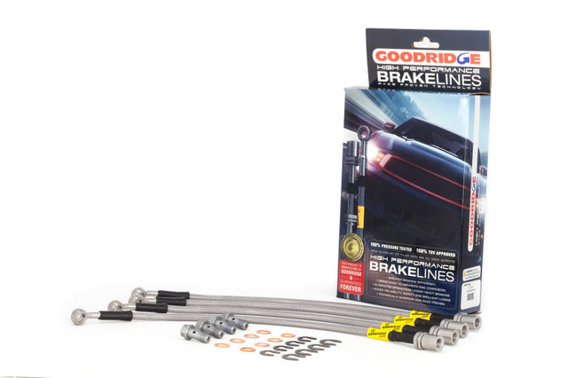 Goodridge 01-05 Lexus IS300 Stainless Steel Brake Line Kit Goodridge Brake Line Kits  AXOPROS