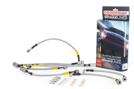 Goodridge 03+ 350z/G35 Brake Lines (incl. Brembro kits) Goodridge Brake Line Kits  AXOPROS