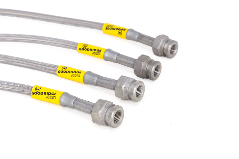 Goodridge 04-13 Mazda 3/Mazdaspeed3 Stainless Steel Brake Line Kit Goodridge Brake Line Kits  AXOPROS