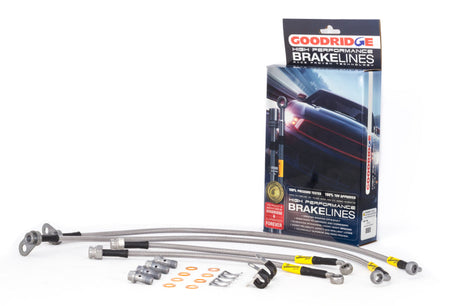 Goodridge 06-19 Mazda MX-5 Miata NC/ND Stainless Steel Brake Line Kit Goodridge Brake Line Kits  AXOPROS
