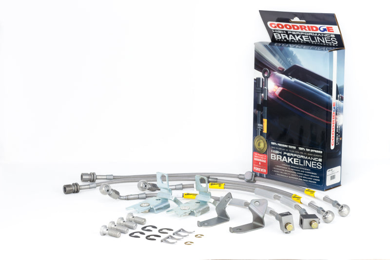 Goodridge 08-11 Dodge Challenger / 06-11 Charger / 06-08 Magnum SRT8 Brake Lines Goodridge Brake Line Kits  AXOPROS