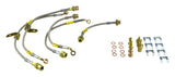 Goodridge 09-12 Cadillac CTS-V (All CTS-V w/ Brembo Brakes) Stainless Steel Brake Line Kit Goodridge Brake Line Kits  AXOPROS