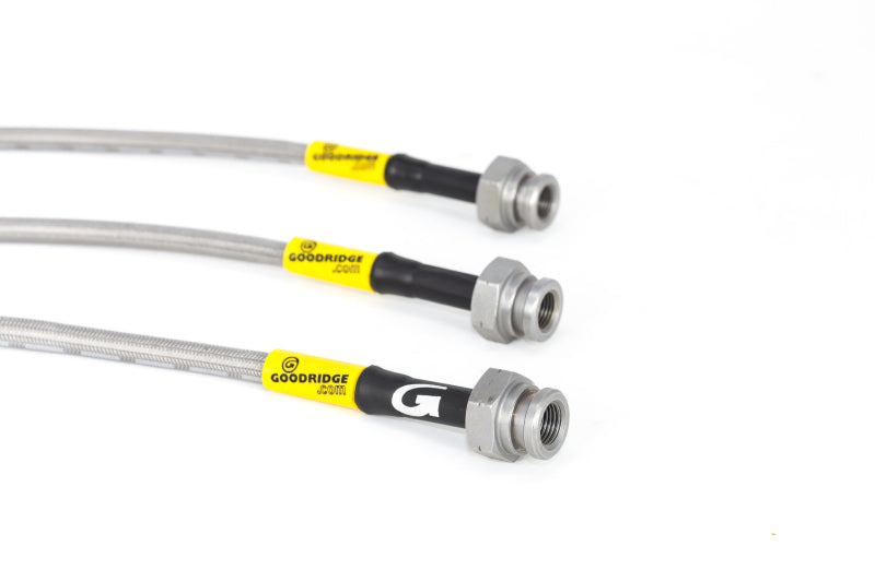 Goodridge 09-12 Cadillac CTS-V (All CTS-V w/ Brembo Brakes) Stainless Steel Brake Line Kit Goodridge Brake Line Kits  AXOPROS